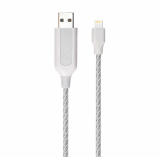 EL Visible Light 8 Pin Lightning USB Flowing Round Cable 